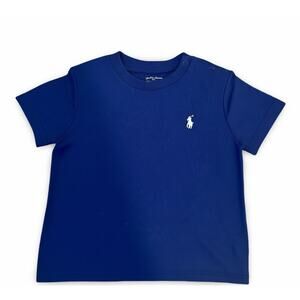 Ralph Lauren Baby Shirt 12 Months Blue Polo Short Sleeve Top